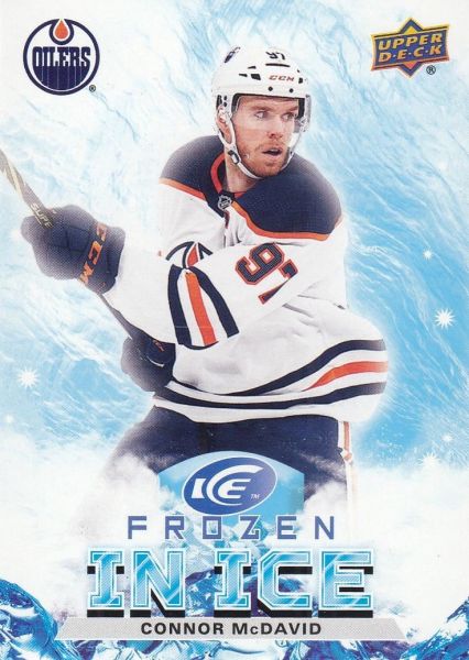 insert karta CONNOR McDAVID 21-22 UD Ice Frozen in Ice číslo FI-27